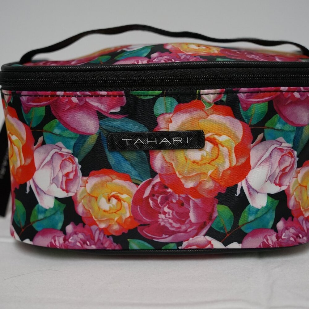 Tahari Floral Makeup Bag